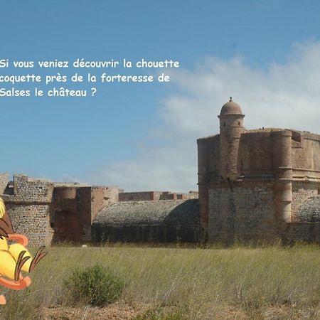 Willa Chouette Coquette Salses-le-Chateau Zewnętrze zdjęcie