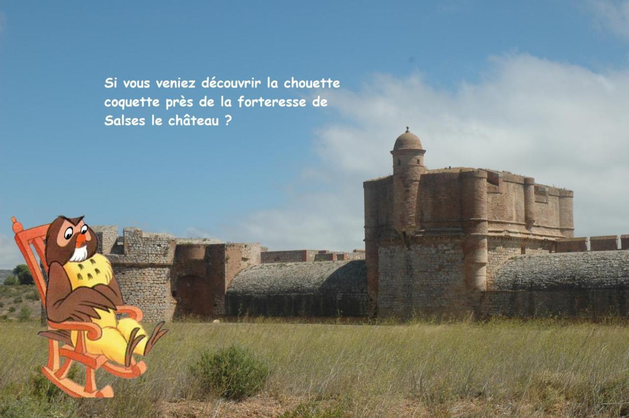 Willa Chouette Coquette Salses-le-Chateau Zewnętrze zdjęcie